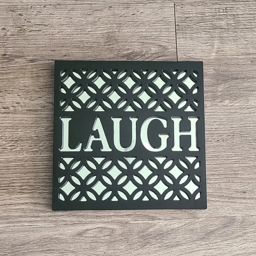 Laugh wall decor, home decor